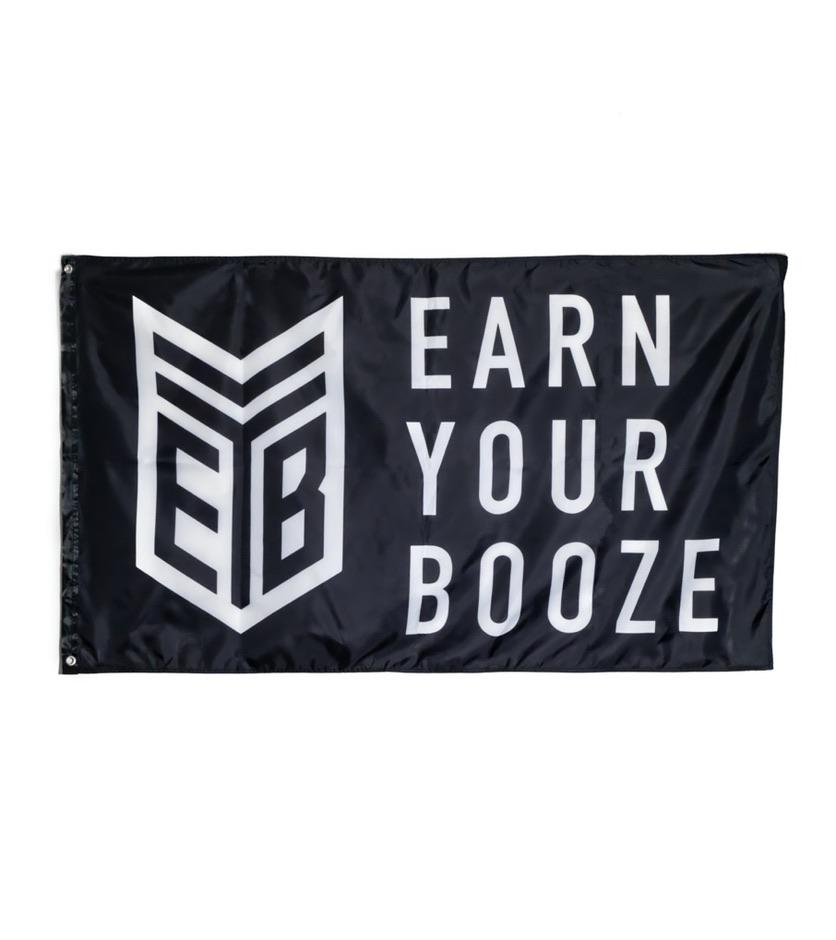 EYB Logo Flag 3x5'Earn Your Booze