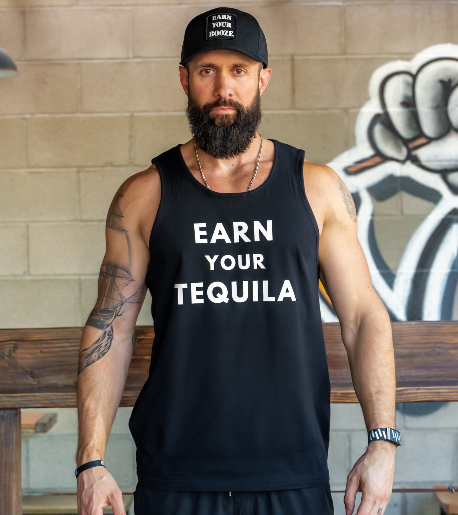 Earn Your Tequila Men's TankEarn Your Booze
