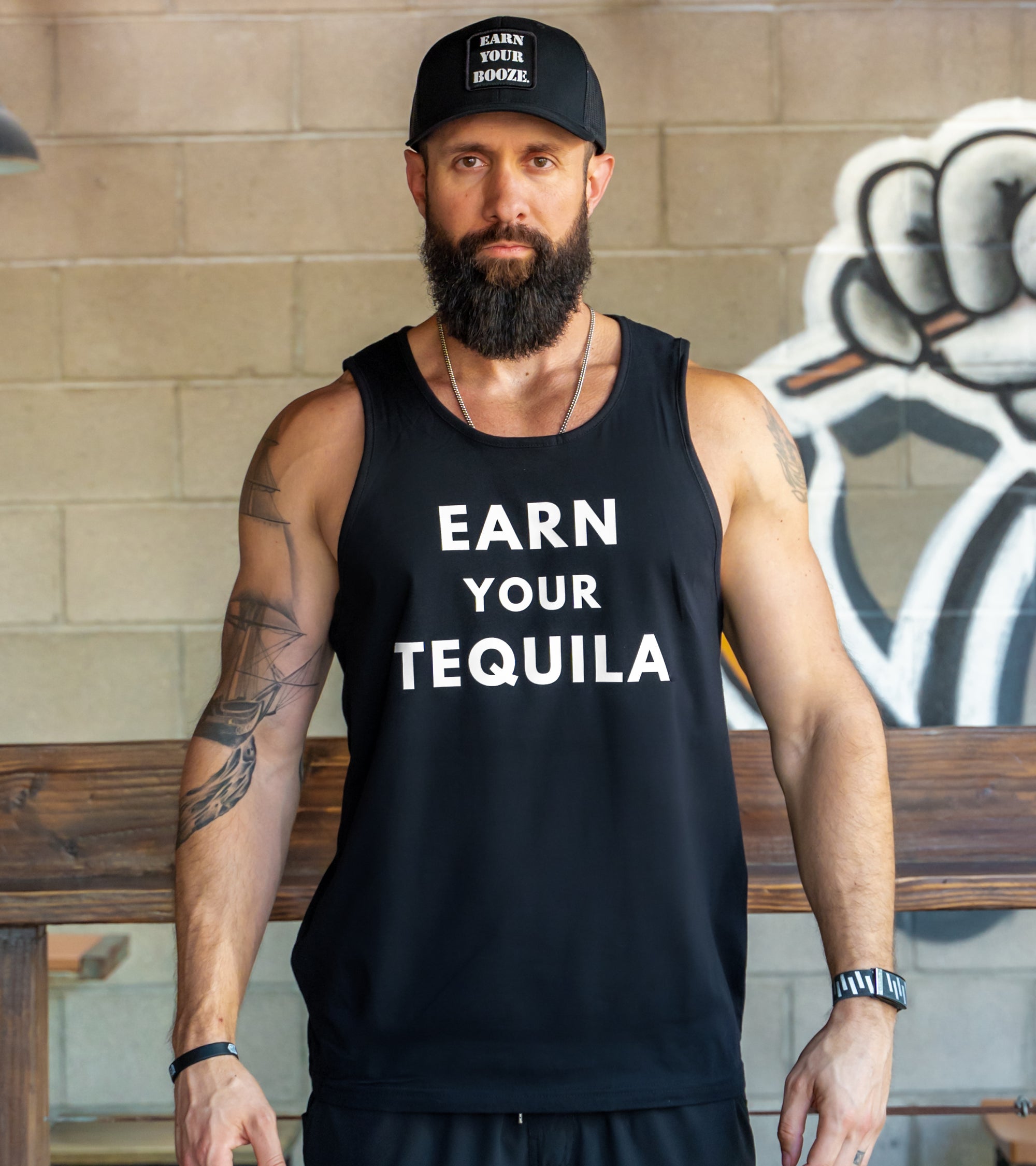 Earn Your Tequila Men's TankEarn Your Booze