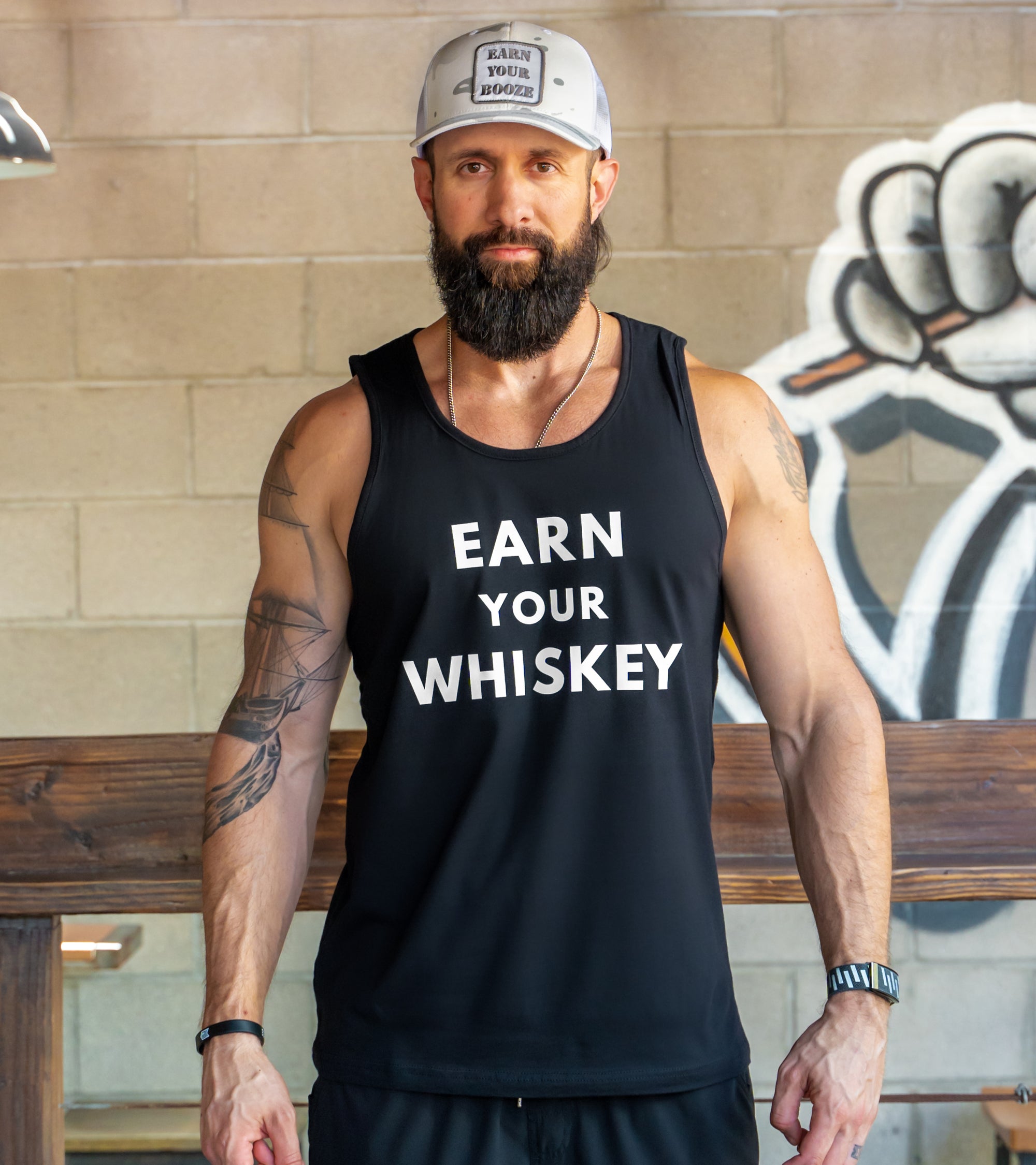 Earn Your Whiskey Men's TankEarn Your Booze