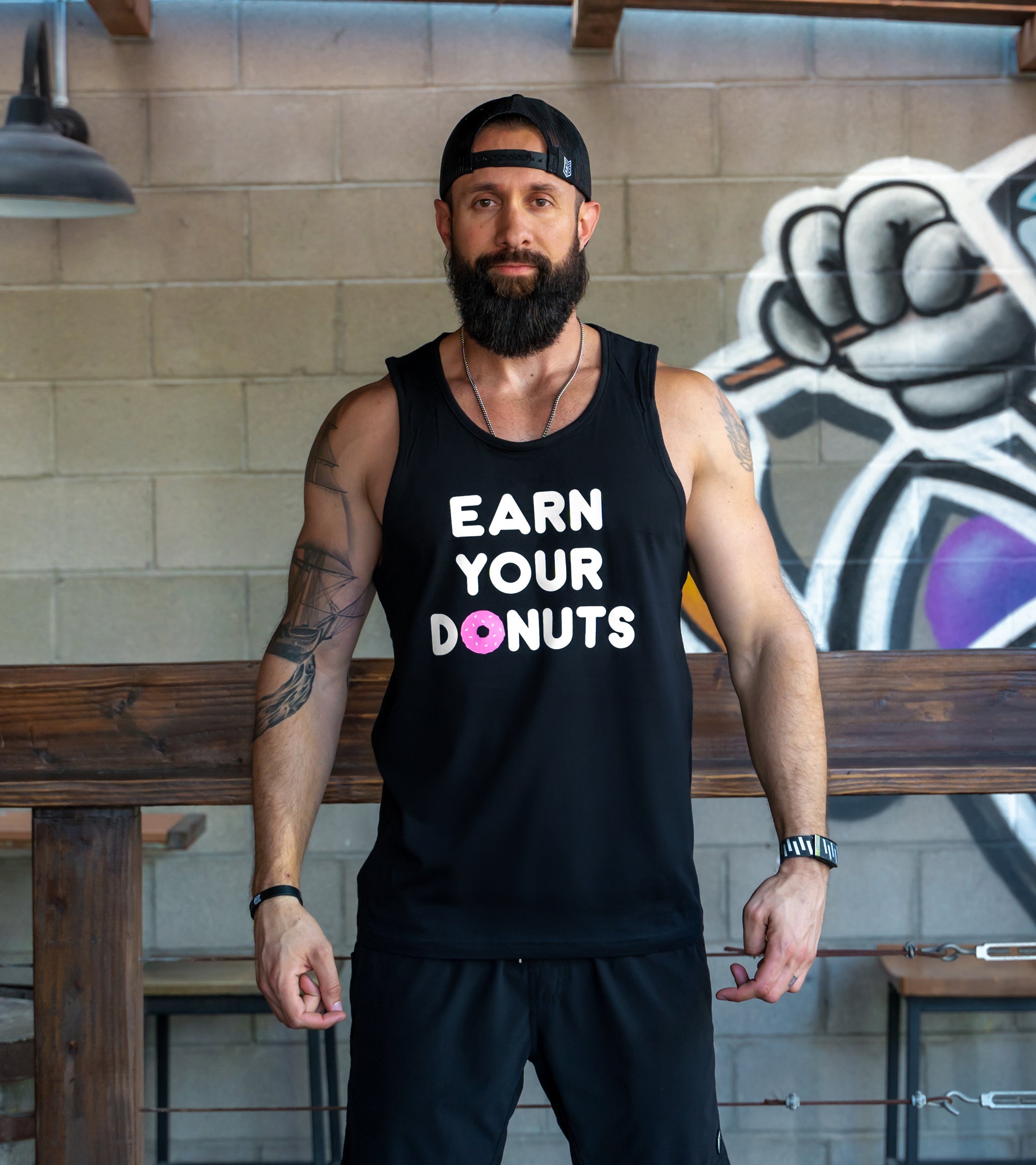Earn Your Donuts Men's TankEarn Your Booze