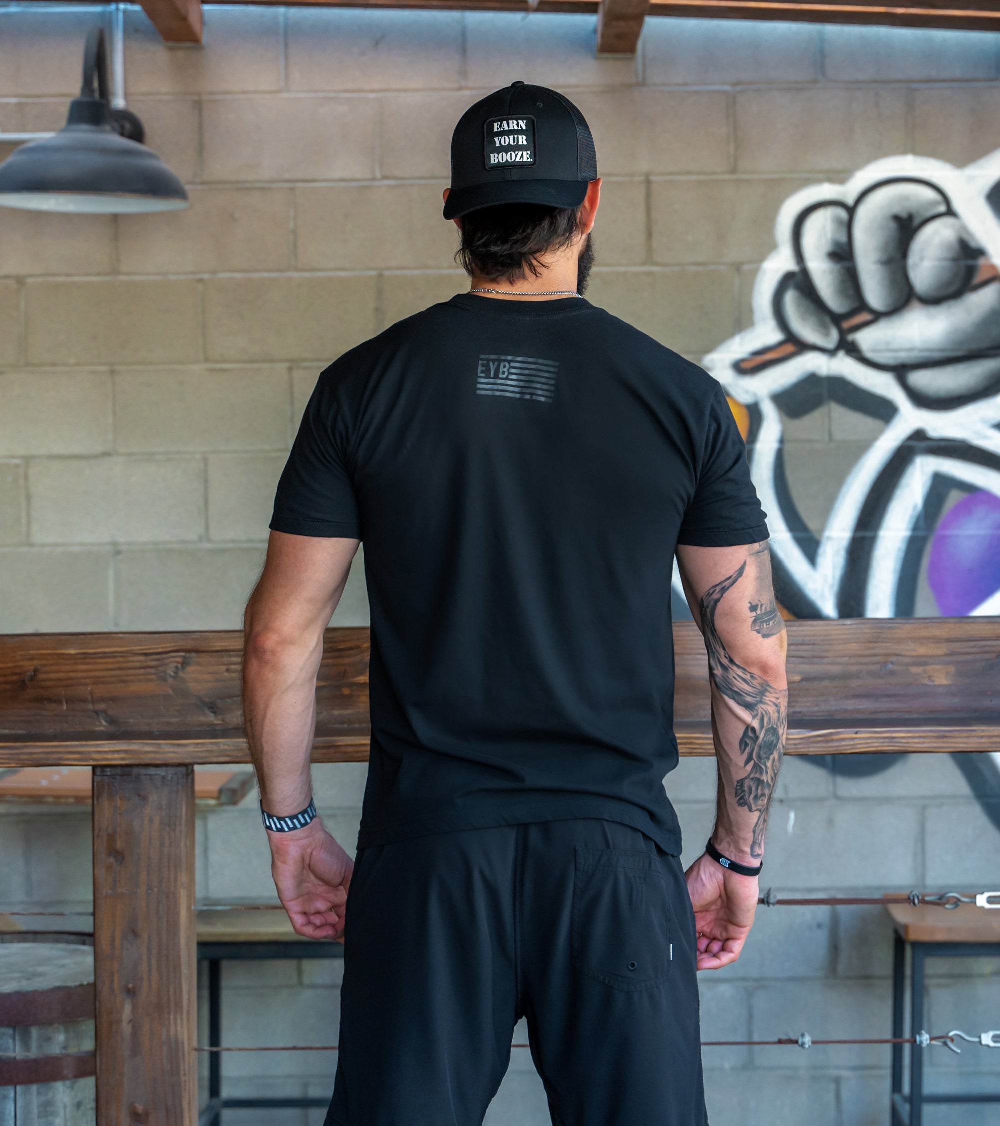 Earn Your Bourbon Tee - Blackout EditionEarn Your Booze