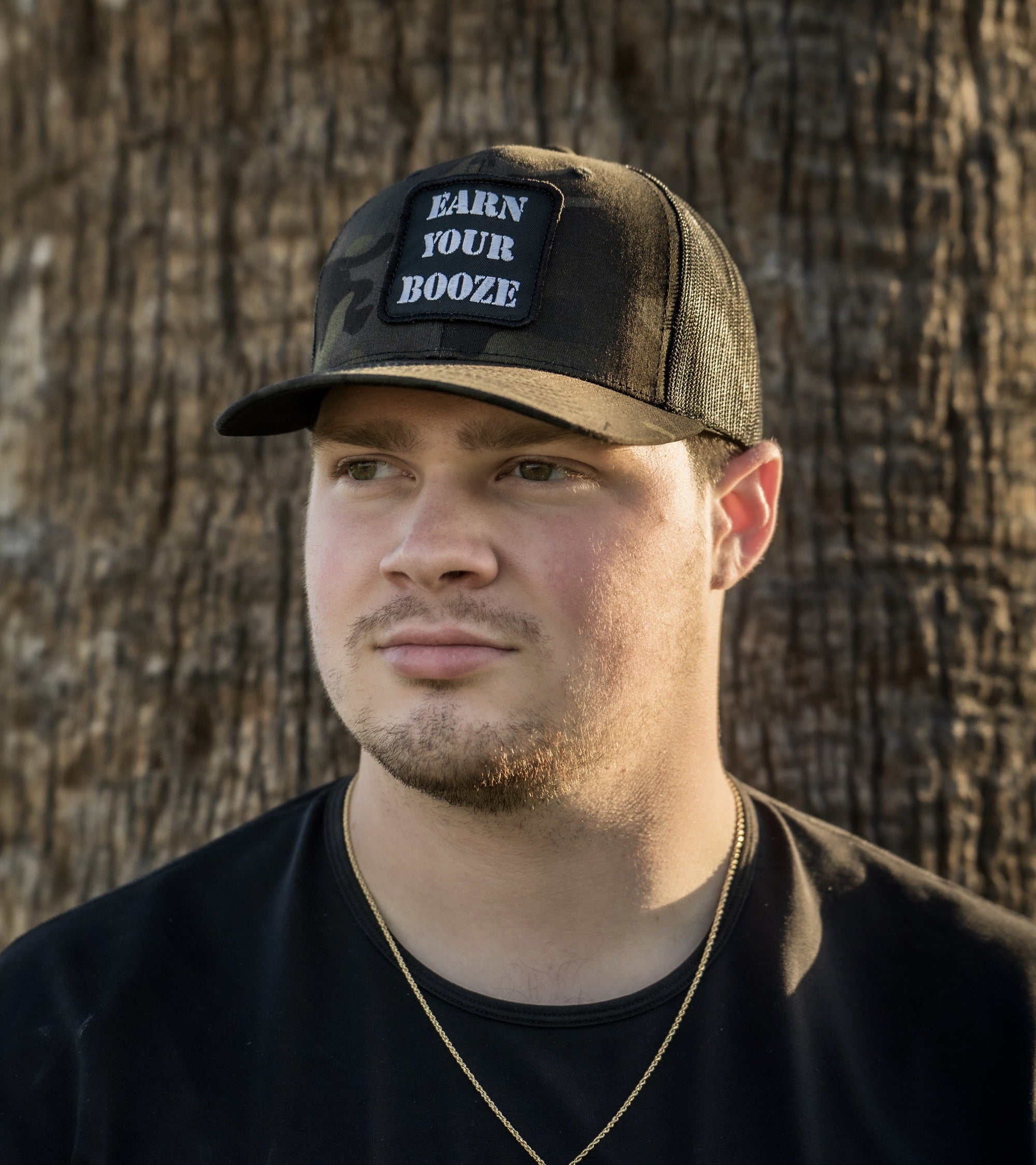 Earn Your Booze Multicam Snapback (BLACK)Earn Your Booze