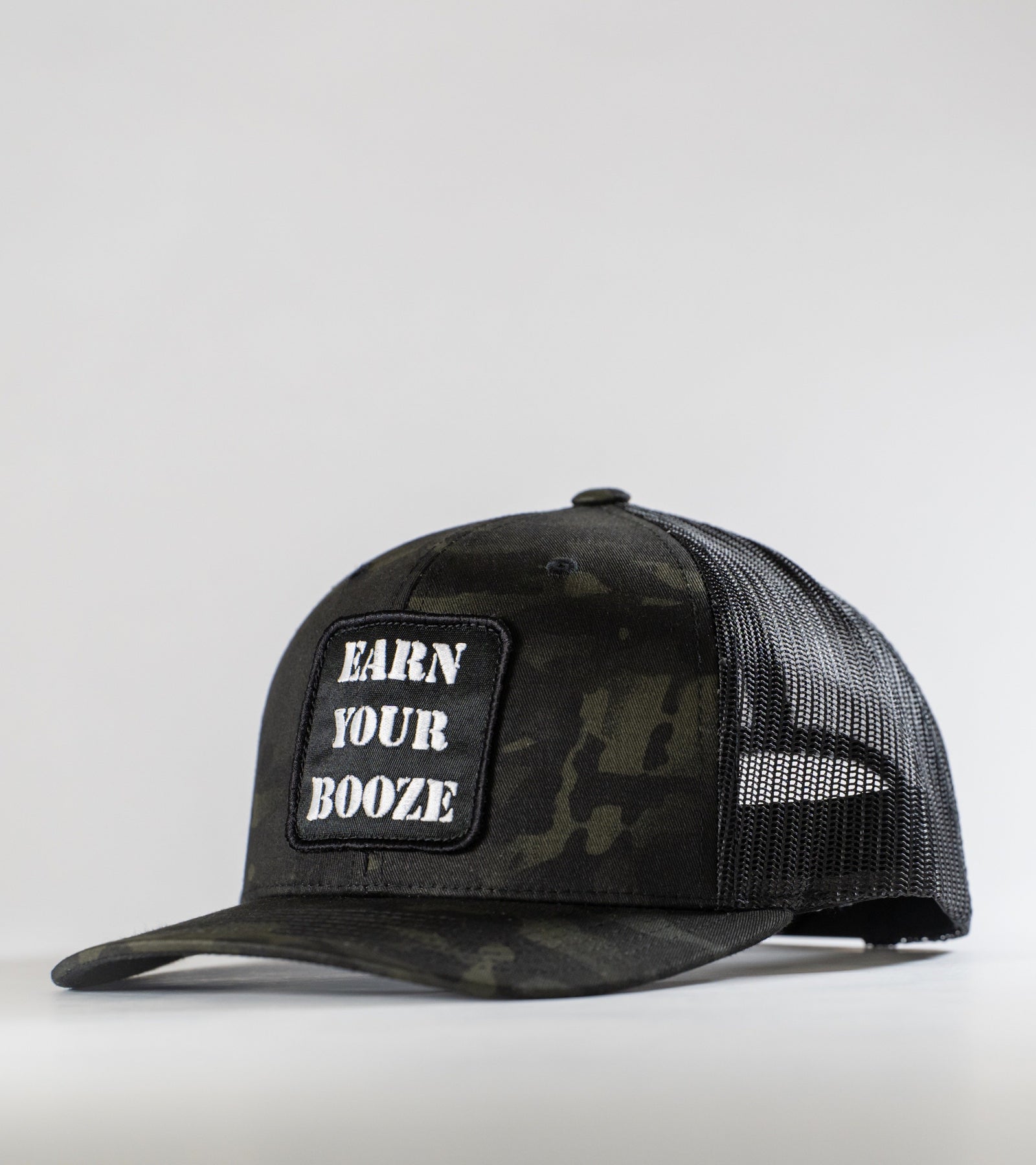Earn Your Booze Multicam Snapback (BLACK)Earn Your Booze