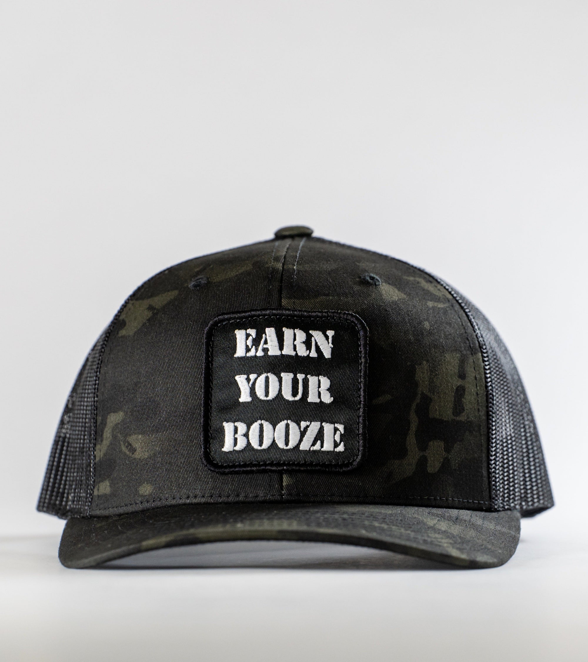 Earn Your Booze Multicam Snapback (BLACK)Earn Your Booze