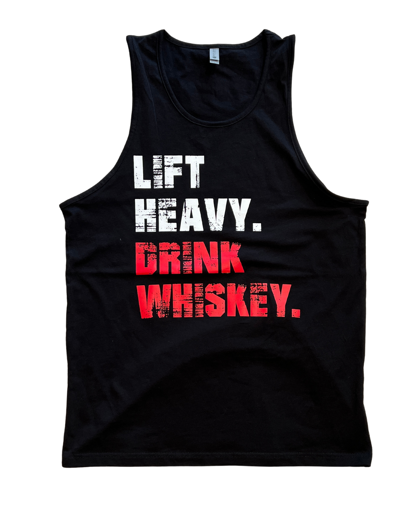 Lift Heavy Drink Whiskey Men's TankEarn Your Booze