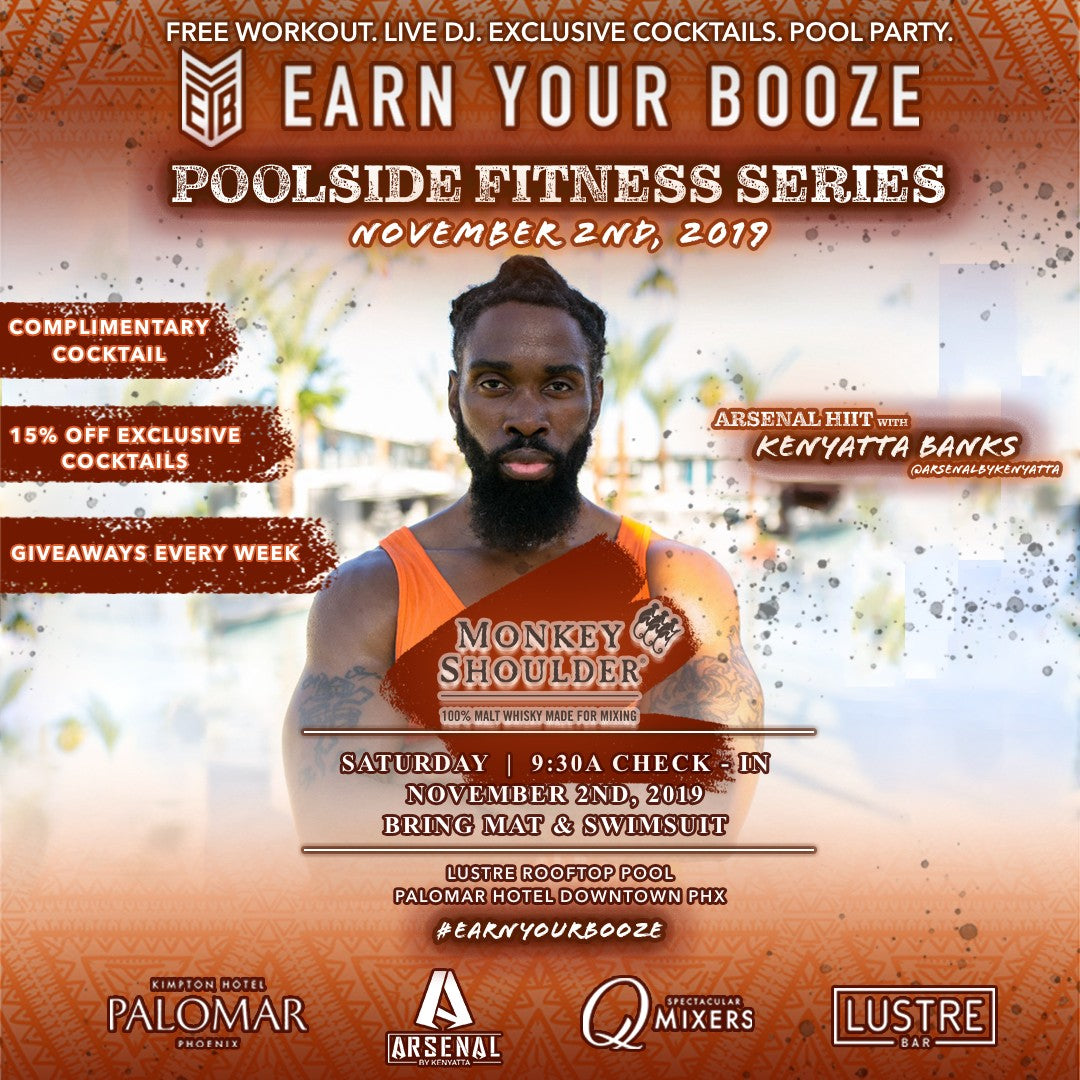 NOV 2nd | Kenyatta Banks &amp; Monkey Shoulder | EARN YOUR SCOTCH | EARN YOUR BOOZEEarn Your Booze